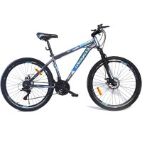 Велосипед D250-27,5GB MTB 21 скорость серо-синий